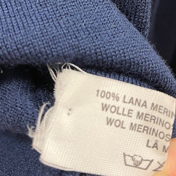 Vintage Italian 100% Merino Wool Beaded Cardigan -M - Picture 6 of 8